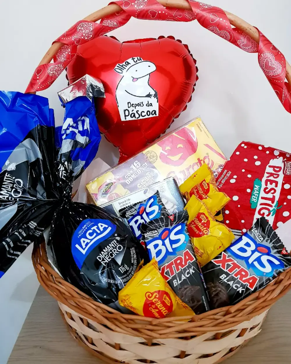 Cesta de chocolates